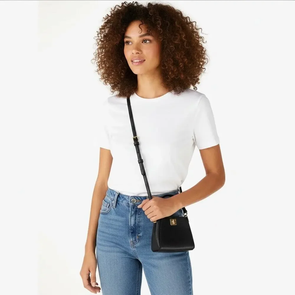 Kate Spade Phoebe Mini Top Handle Crossbody Bag Black KI924 Leather Purse NWT